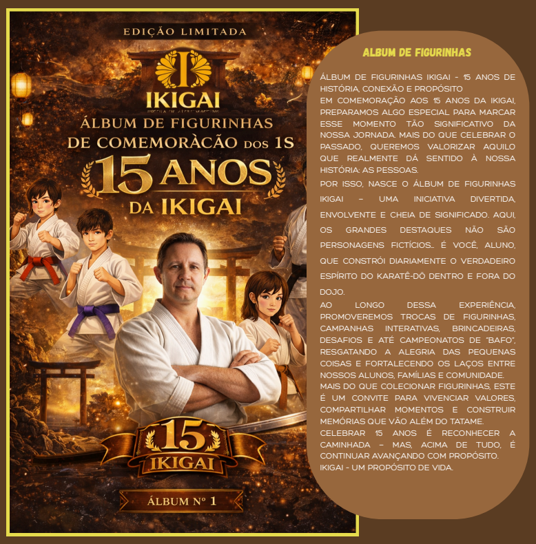 Álbum de Figurinhas Ikigai