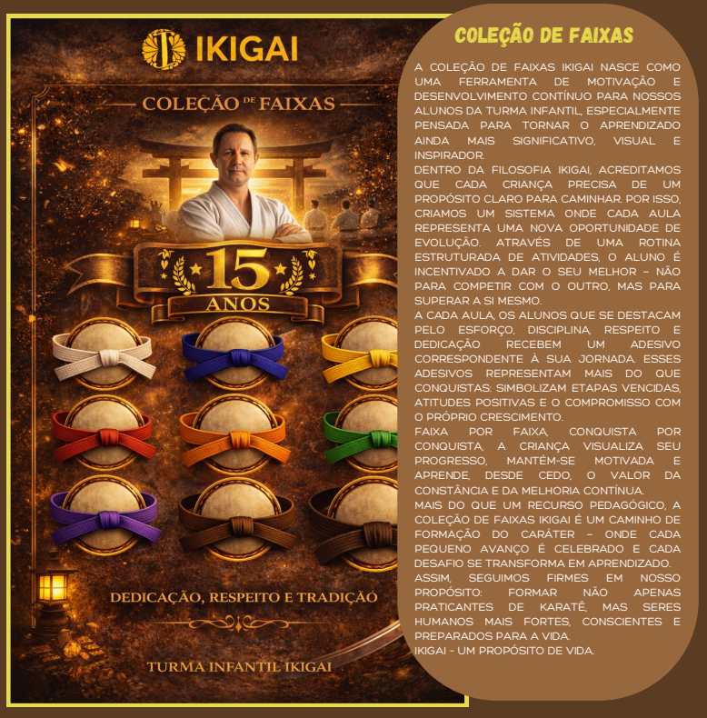 Coleção de Faixas Ikigai